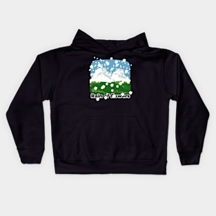 Rain of flowers, flourish Kids Hoodie